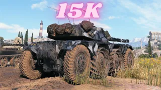 Panhard EBR 105 & Panhard EBR 105 -15K Damage 14 Kills World of Tanks Replays 4K The best tank game