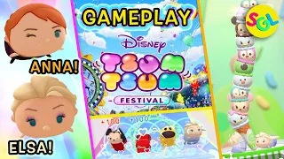 ELSA & ANNA ❄️ from Frozen 2! Tsum Tsum Festival Multiplayer Gameplay | Disney Nintendo Switch Game