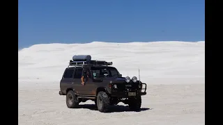 Part 1 Toyota Landcruiser 4x4 60 series Turbo diesel  on 35 inch tyres outback Western Australia