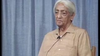 J. Krishnamurti - Brockwood Park 1985 - Public Talk 4 - The nature of the brain that lives...