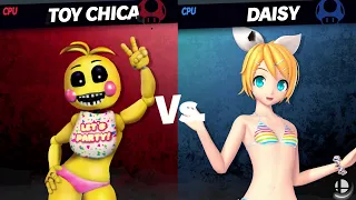 Toy Chica vs Striped Bikini Rin [Maro Request Quickie]: SSBU Mods -By CartoonMareyLove/MisterEmruld