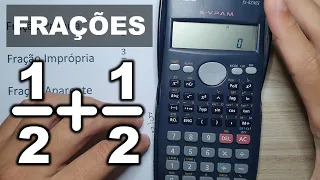 Como fazer FRAÇÃO na calculadora científica