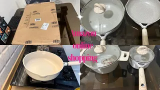 Amazon online shopping| online cookware review| new nonstick cookware