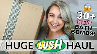 ULTIMATE LUSH BATH BOMB HAUL | 30+ NEW Lush Bath Bombs | Spring 2019!