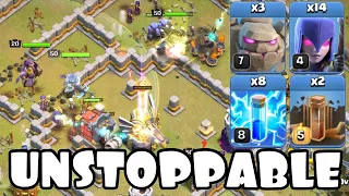 EFFORTLESS TRIPLES! TH11 ZAP MASS WITCHES | Best TH11 Attack Strategies in Clash of Clans