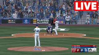 MLB LIVE🔴 Washington Nationals vs Los Angeles Dodgers - 16th April 2024 | MLB Full Game - MLB 24