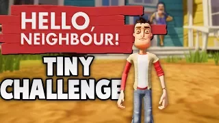 TINY MAN CHALLENGE & UNDERWATER LADDER GLITCH | Hello Neighbor Beta 3 Gameplay