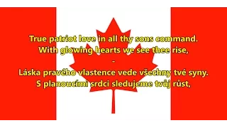 Kanadská národní hymna (EN/CZ text)