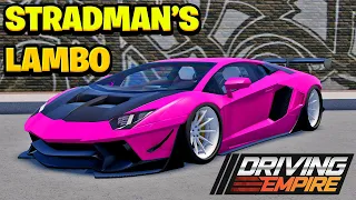 I BUILT STRADMAN'S AVENTADOR in Roblox Driving Empire