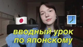 ВВОДНЫЙ УРОК КУРСА ПО ЯПОНСКОМУ ЯЗЫКУ С НУЛЯ