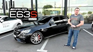 BMW пердит, Mercedes рычит. AMG E63s. Правильный тест драйв LOUD SOUND