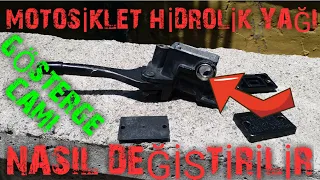 Motosiklet Fren Hidrolik Gösterge Camı Nasıl Tamir Edilir.(Kuba Black Cat)