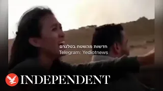 Woman kidnapped by Hamas fighters in front of helpless boyfriend at Israeli festival