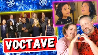 First Time Reaction to "Oh Come All Ye Faithful" and "Where are you Christmas" by Voctave