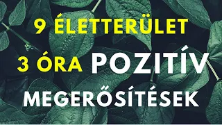 9 Életterület | Pozitív megerősítések | 432 Hz frekvencia | 3 óra