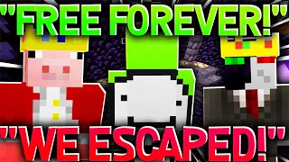 Technoblade BREAKS DREAM AND RANBOO OUT OF PRISON! (dream smp)