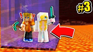 ВЫЖИВАНИЕ НА ОДНОМ БЛОКЕ С МОЕЙ ДЕВУШКОЙ! - CAPTIVE MINECRAFT #3