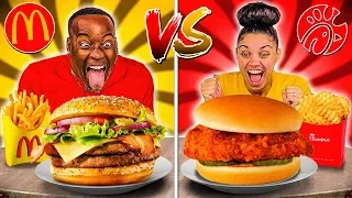 MCDONALDS VS CHICK-FIL-A FOOD CHALLENGE