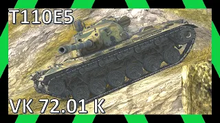 VK 72.01 K, T110E5 | Реплеи | WoT Blitz | Tanks Blitz
