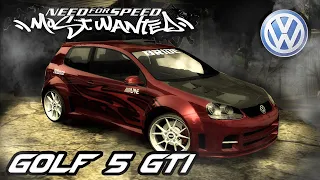 NFS: Most Wanted - VW Golf 5 GTI (TUNING + SOUND)