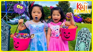 Halloween Trick or Treat Challenge Games!!!