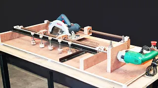 How to Make an Automatic Circular Saw Sliding Guide