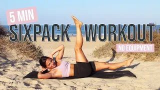 5 MIN BRUTAL ABS WORKOUT - intense and quick six-pack workout | No equipment | The Fit Squad