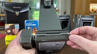 How to Load & Use: a Polaroid Big Shot Portrait Camera with Pack-Film and Magicubes.