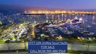 1977 32ft Uniflite Sport Sedan Yacht For Sale | Turn Key Party Yacht Ready to Entertain