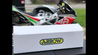 THE EXHAUST IS FINALLY HERE! RSV4 ARROW RACE EXHAUST