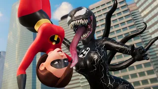 SHE VENOM Eats Elastigirl 🥄