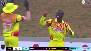 🏏Match Highlights | 🇺🇬Uganda Vs 🇰🇪Kenya | Semi-Final 1 ,Benoni | ACA Africa Cup T20 | 21 Sep ,2022