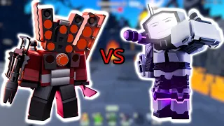 KNIFE UPGRADED TITAN SPEAKERMAN VS TITAN SIGMA MAN IN TOILET TOWER DEFENSE !