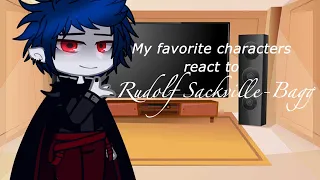 My favorite characters react to Rudolf | part 4 | Rudony | The Little Vampire | TWs in desc