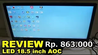 REVIEW AOC 18.5 inch LED Monitor E970SWNL  Rp 863.000