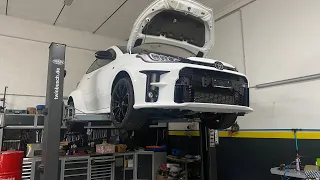 Engine destroyed Toyota Yaris gr