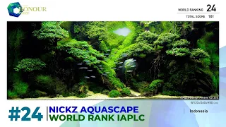 RANKED 24 th of OUT OF 2.617 PARTICIPANTS OF "IAPLC 2021" -- @aquadesignamano // FIRST WORLD CONTEST