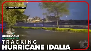 Hurricane Dalia brings major flooding to Bayshore Boulevard in Tampa