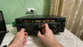 Вечернее прохождение диапазон 10 метров, Transceiver yaesu ft-1000mp range 28 MHz