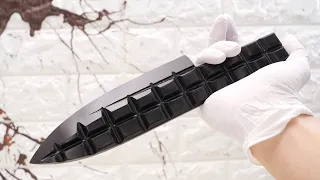 sharpest chocolate kitchen knife in the world