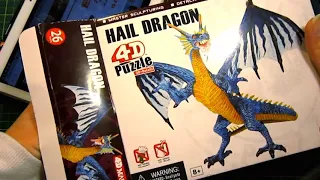 4D Master Ледяной Дракон HAIL DRAGON Объемный пазл