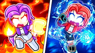 My Girlfriend Vs My Ex Girlfriend With ELEMENTAL POWERS...