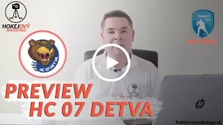 Tipsport Liga 2017/2018: Predsezónne preview - HC 07 DETVA