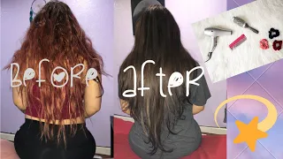 Removing Red Hair Dye (from red to brown)