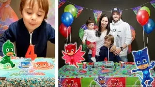 MARCOS 4 YEAR OLD BIRTHDAY SPECIAL!! 🎉PJ Masks Party 🎁