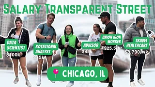 How Much Do You Make? Chicago, IL📍Salary Transparent Street ™️