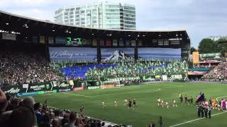 Unveiling the Timbers Army TIFO 6-28-15