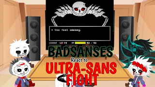 BAD SANSES React to ULTRA!SANS FIGHT