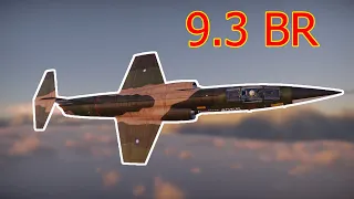 War Thunder | F-104A Is At 9.3 BR Now... lol | Unedited Gameplay (4K HD)