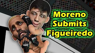 Moreno Submits Figueiredo to Win the Title